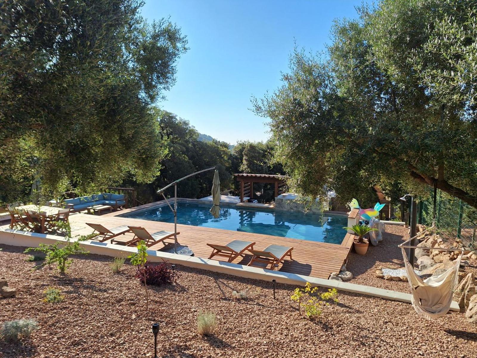 Appartement Jardin Et Piscine Les Anges Du Maquis Location Corse-Du-Sud Конка Экстерьер фото